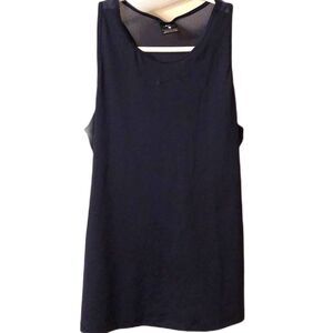 Nike Pro Dri-FIT Large Navy Blue mesh Racerback tank top 932139